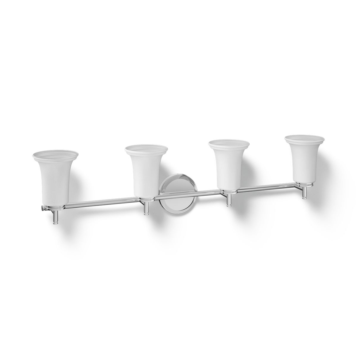 Kohler bellera-four-light-sconce-with-frosted-shades-38407-sc04 — Polished Chrome — 38407-SC04-CPL