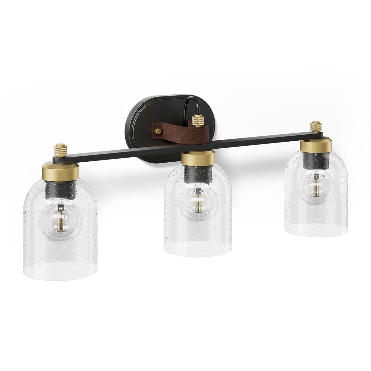 Kohler K-38418-SC03-BML — Black with Brass Trim