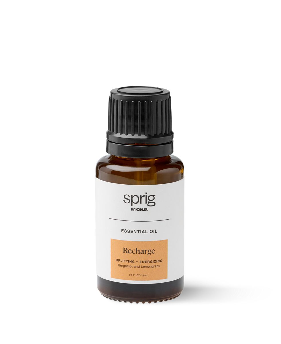 Kohler Sprig Recharge essential oil K-39814-A4 glass bottle