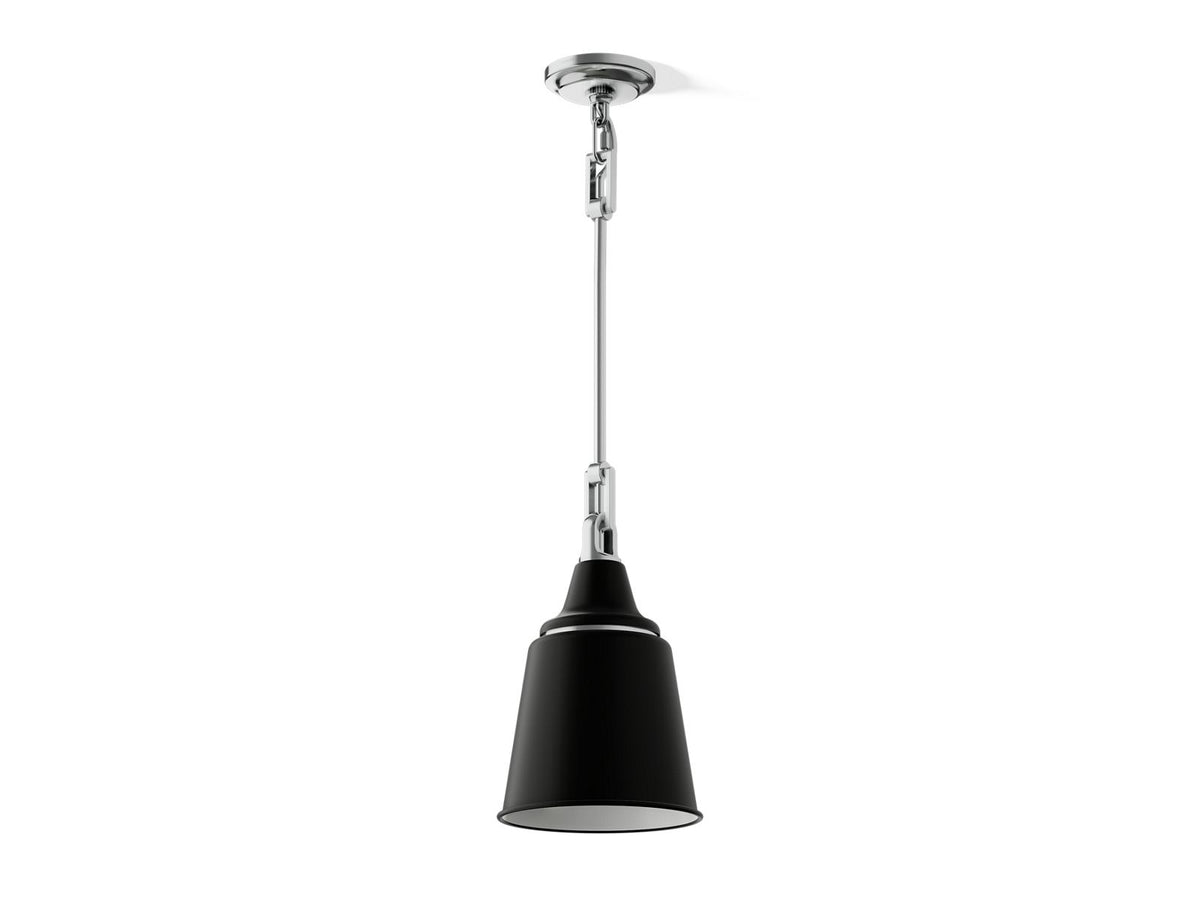 Kohler varla-9-pendant-42201-pe01 — Polished Chrome/Matte Black — 42201-PE01-CBL