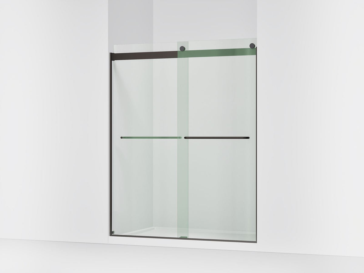 Kohler Levity 56-5/8–59-5/8 x 74-Inch Bypass Shower Door | K-706015-L – Anodized Dark Bronze