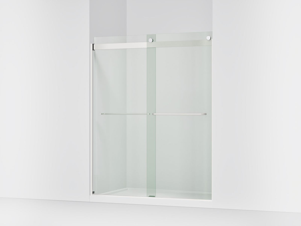 Kohler Levity 56-5/8–59-5/8 x 74-Inch Bypass Shower Door | K-706015-L – Bright Silver