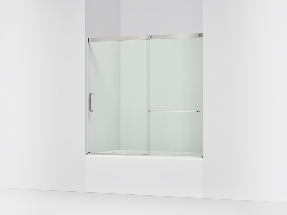 Kohler Elate 56-1/4–59-5/8 x 56-3/4-Inch Sliding Bath Door | K-707618-8L – Matte Nickel