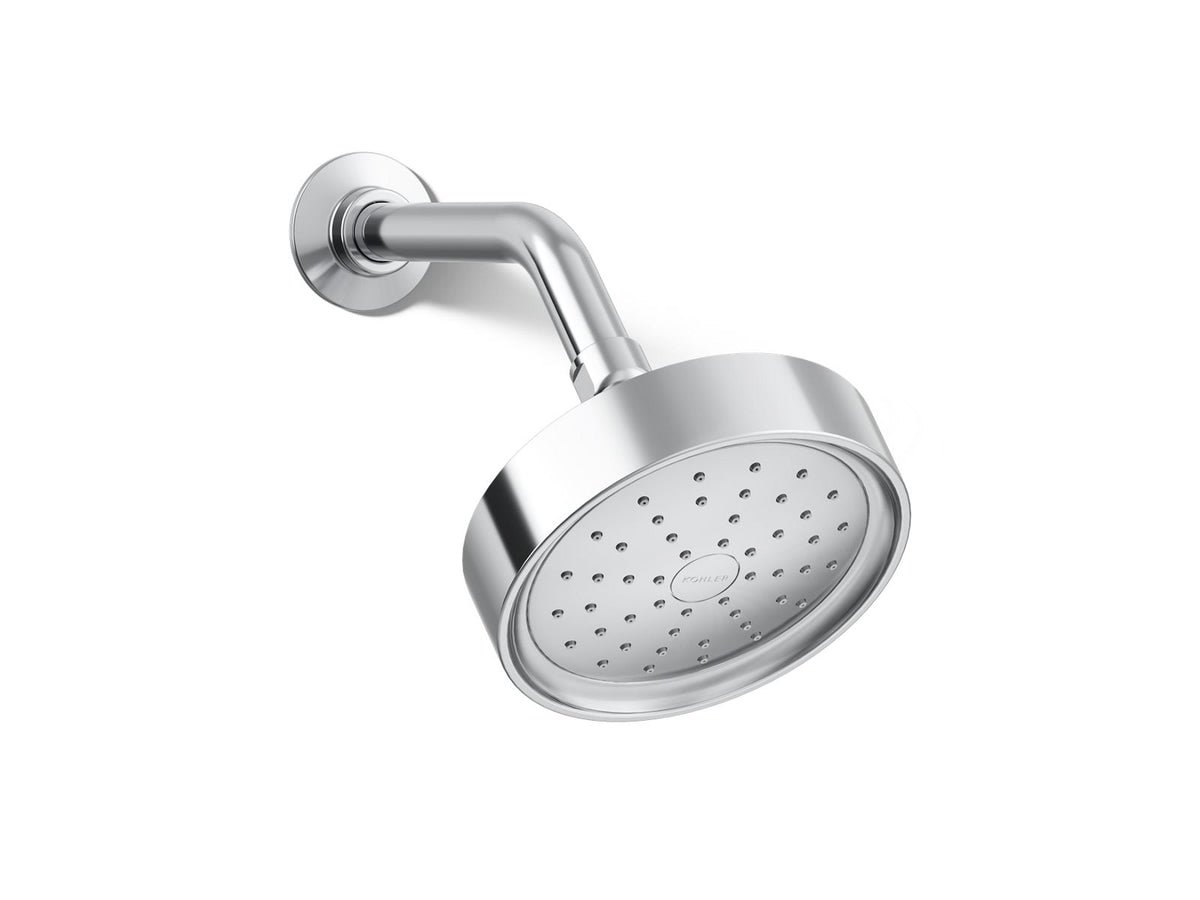 Kohler Purist Single-Function Showerhead, 2.5 GPM | K-965-AK – Polished Chrome