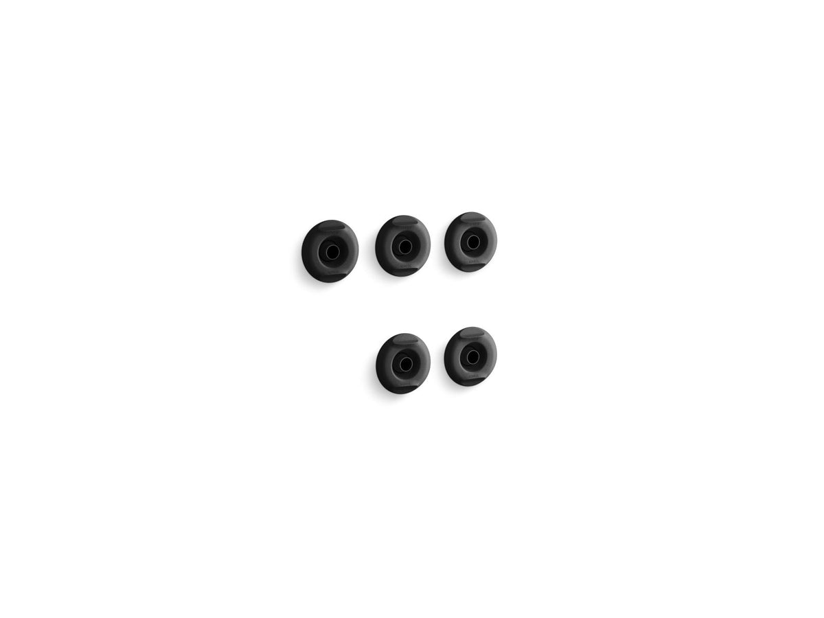 Kohler Flexjet® Whirlpool trim kit with five jets – Black Black – K-9695-7