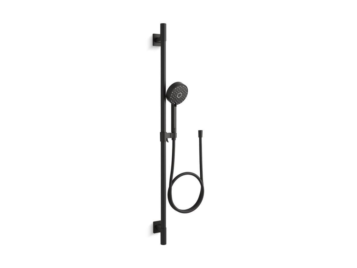 Kohler Awaken G110 42-Inch Deluxe Handshower Kit, 2.5 GPM | K-99898-Y – Matte Black