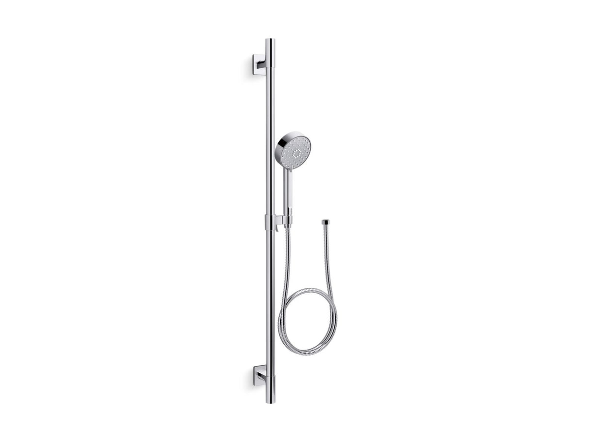 Kohler Awaken G110 42-Inch Deluxe Handshower Kit, 2.5 GPM | K-99898-Y – Polished Chrome