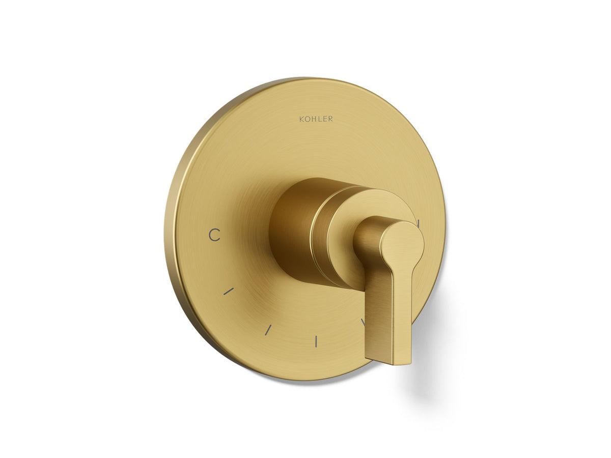 Kohler K-T78027-4-2MB Vibrant Brushed Moderne Brass