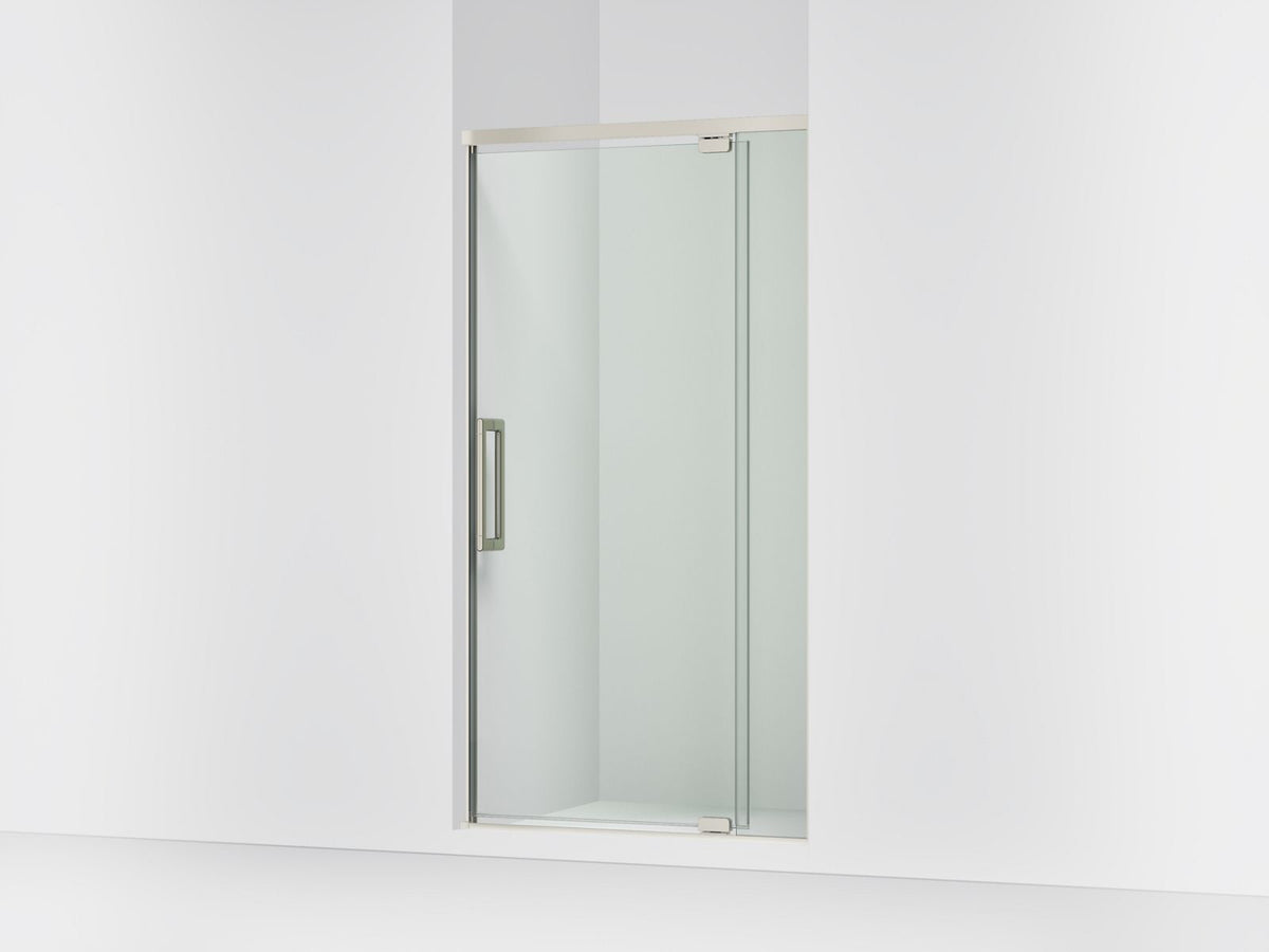 Kohler Statement 36–42 x 76-Inch Pivot Shower Door | K-CA37594-8L – Anodized Brushed Nickel