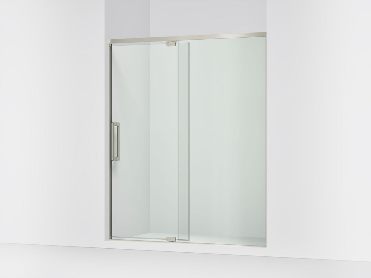 Kohler Statement 60–66 x 76-Inch Pivot Shower Door | K-CA41374-8L – Anodized Brushed Nickel