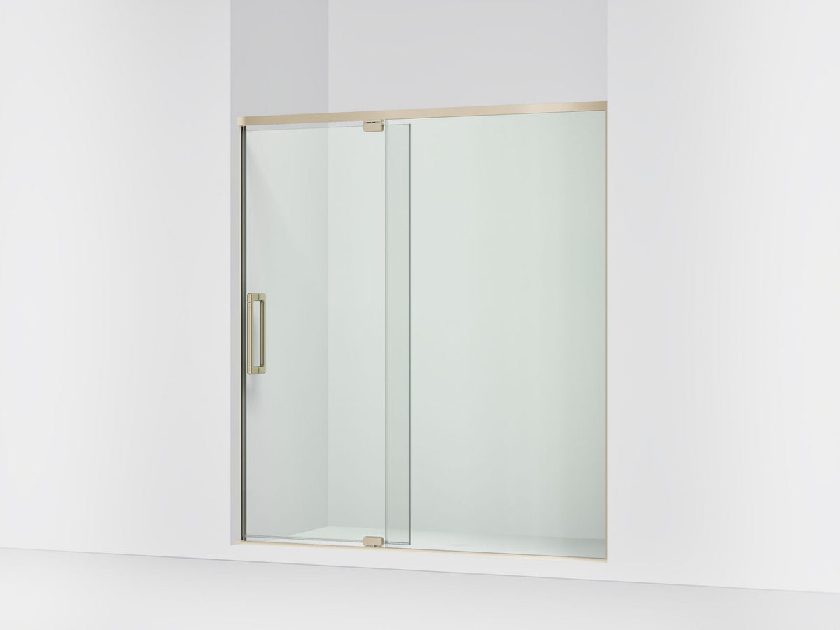 Kohler Statement 66–72 x 76-Inch Pivot Shower Door | K-CA41385-8L – Anodized Brushed Bronze
