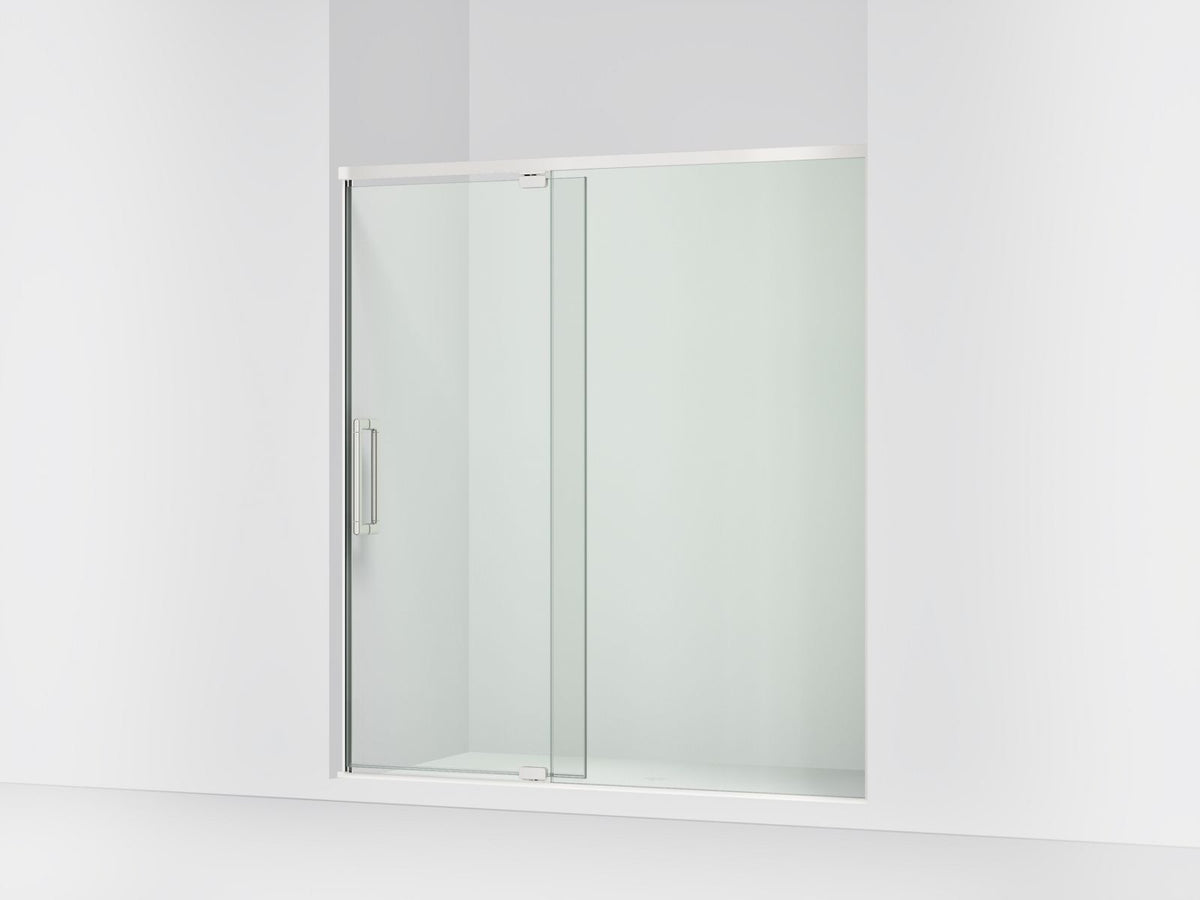Kohler Statement 66–72 x 76-Inch Pivot Shower Door | K-CA41385-8L – Bright Polished Silver
