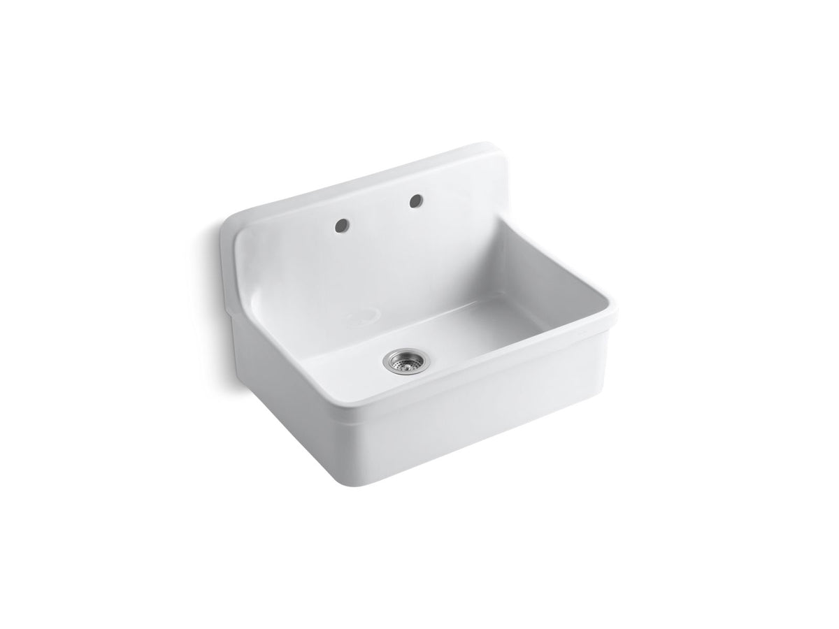 Gilford™ 30" top-/wall-mount single-bowl farmhouse kitchen sink