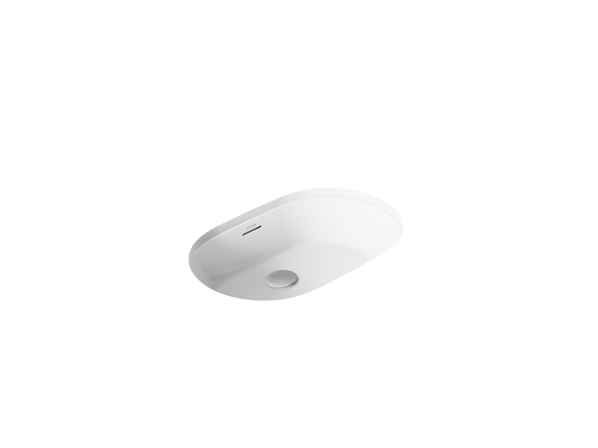 Brazn® 24-1/4" oval undermount bathroom sink