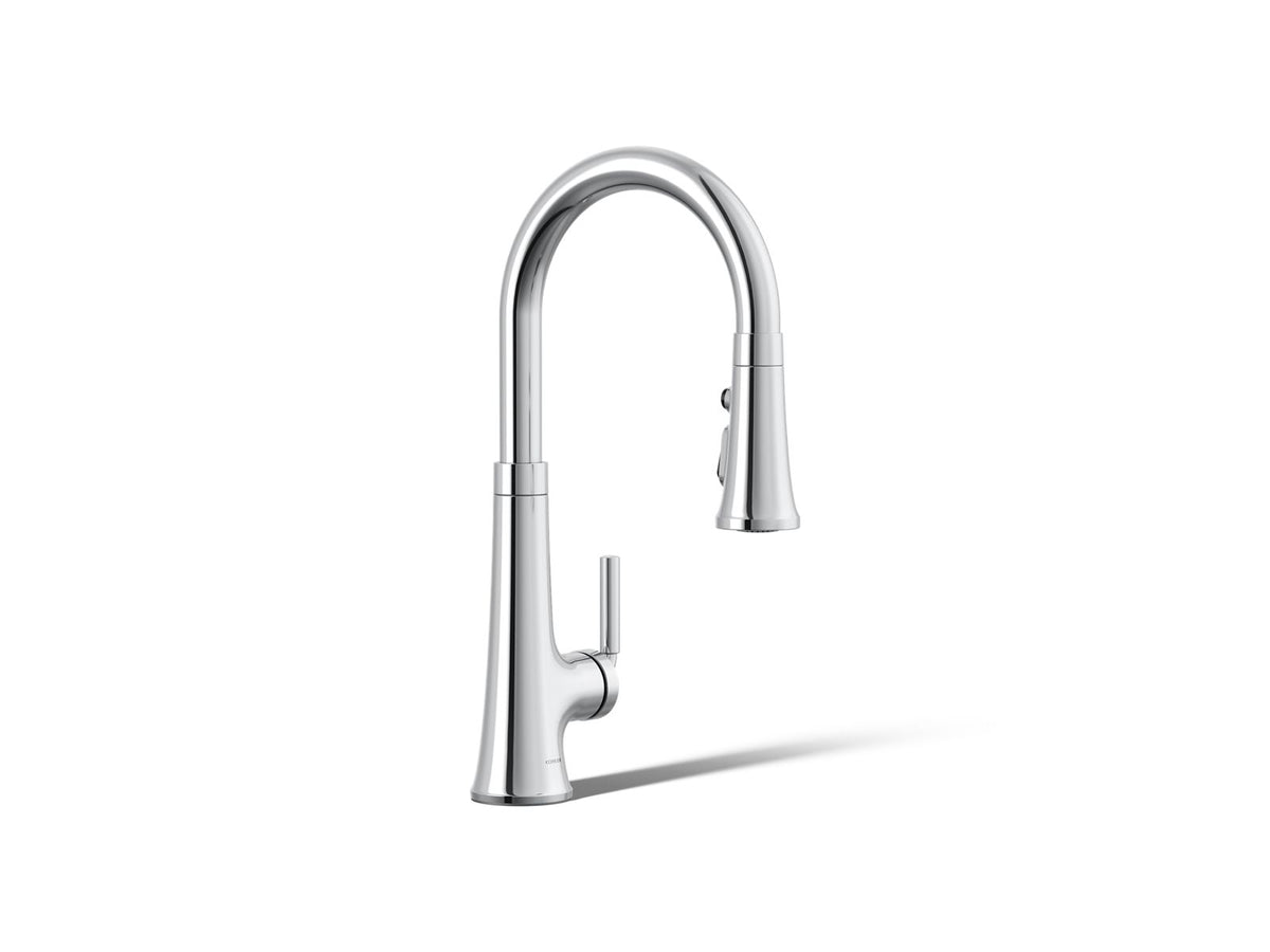 Tone® Pull-down kitchen sink faucet with three-function sprayhead