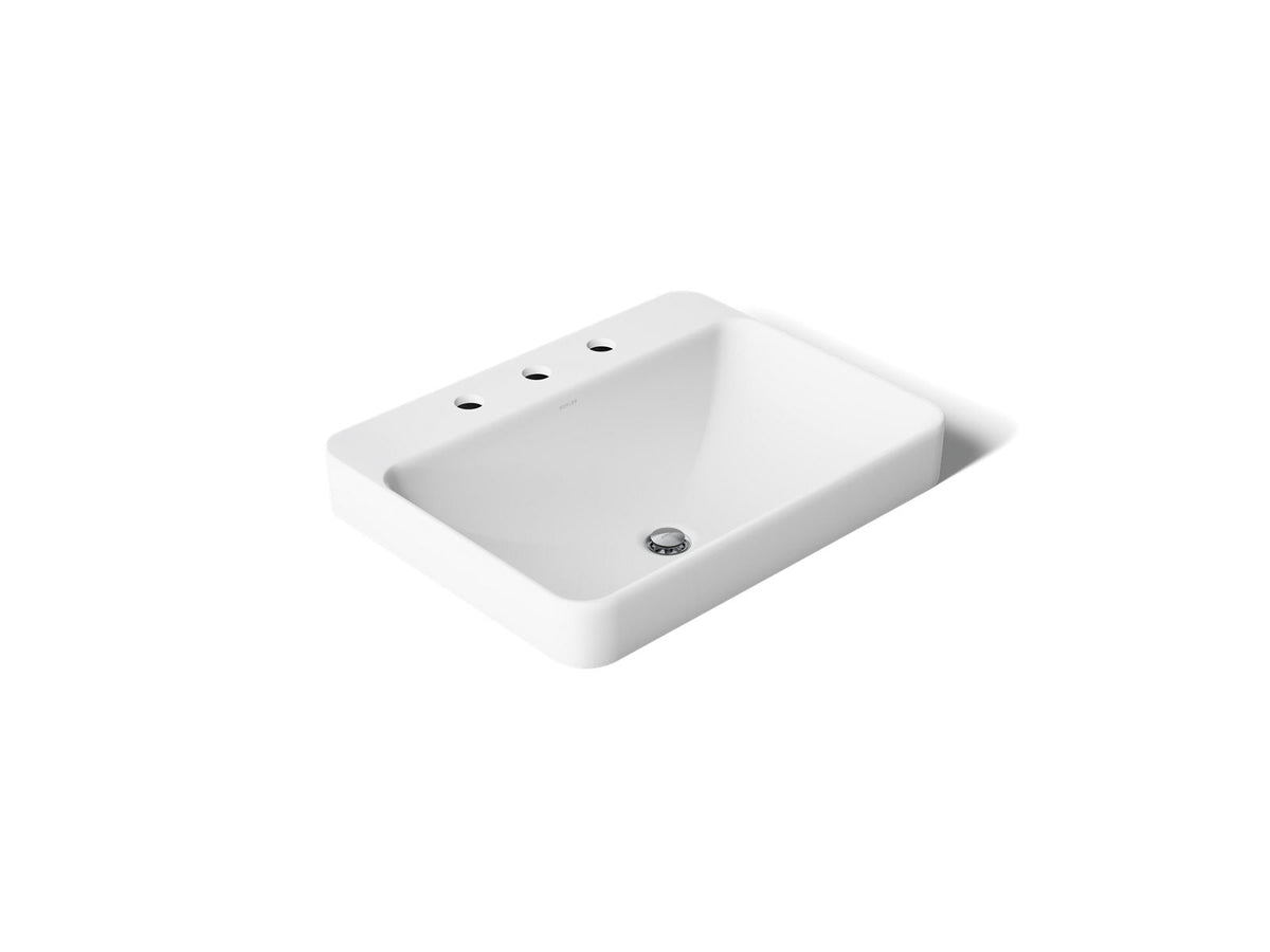 Vox® 23" rectangular vessel bathroom sink