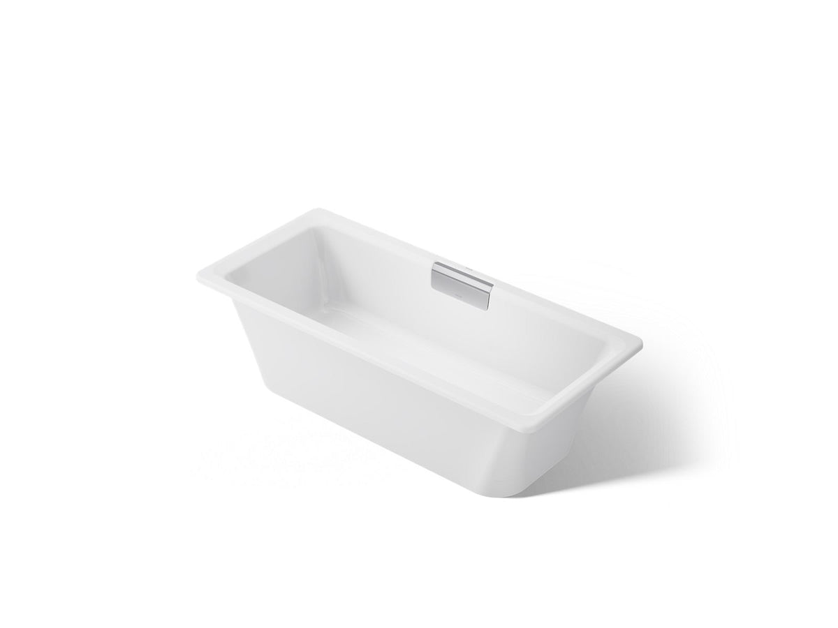 Volute® 63" x 28-3/8" freestanding bath with base