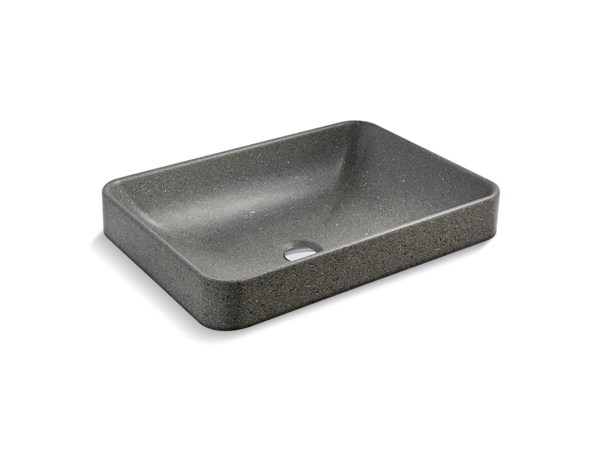 WasteLAB™ Vox® 23" rectangular vessel bathroom sink, no overflow