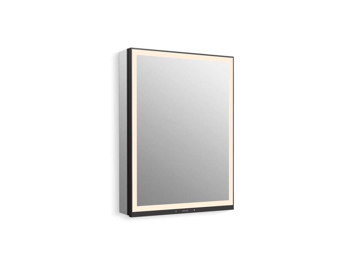 Collage® 24" x 32" lighted framed medicine cabinet, right-hinged