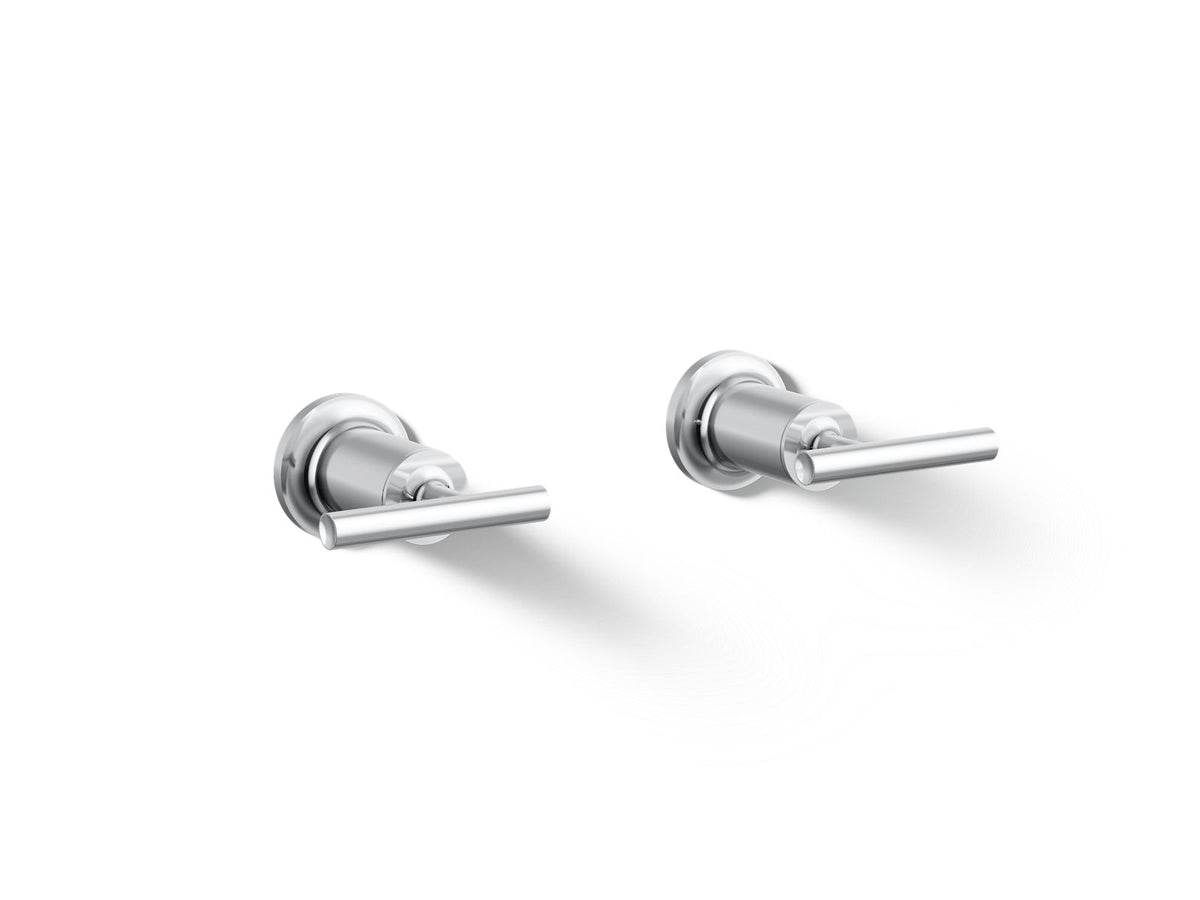Purist® Deck- or wall-mount bath faucet handle trim with lever design
