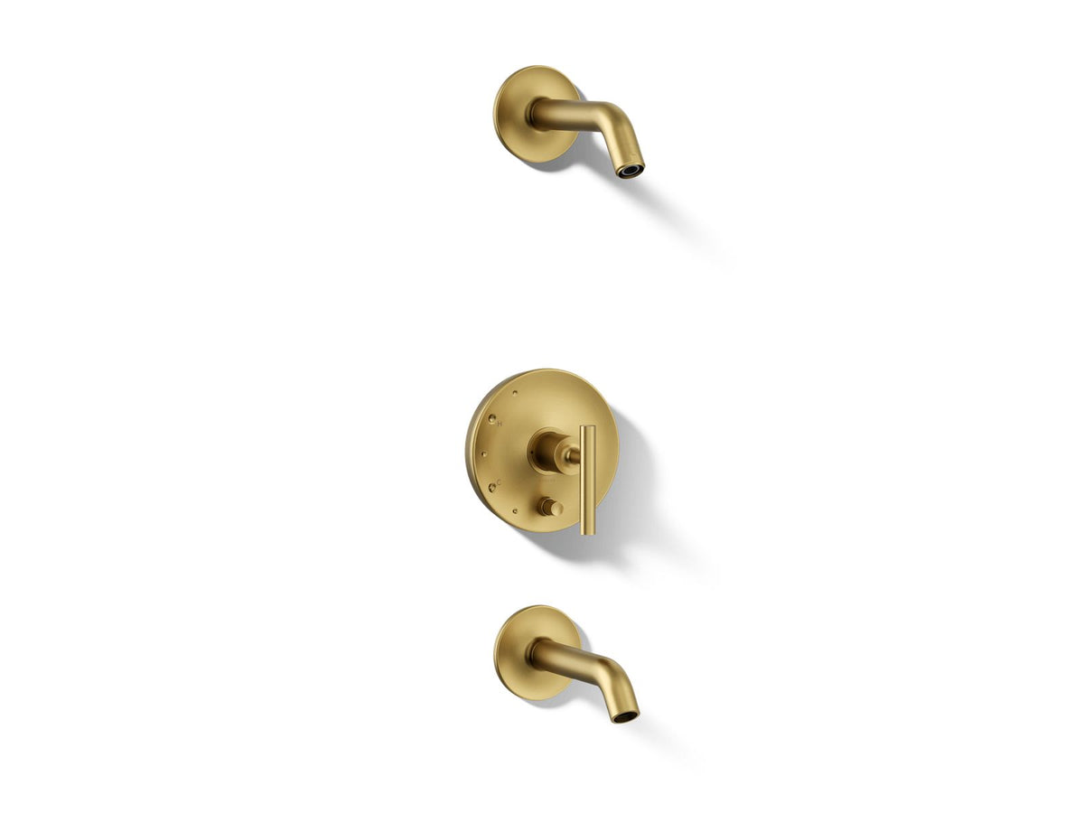 Kohler T14420-4L Vibrant Brushed Moderne Brass
