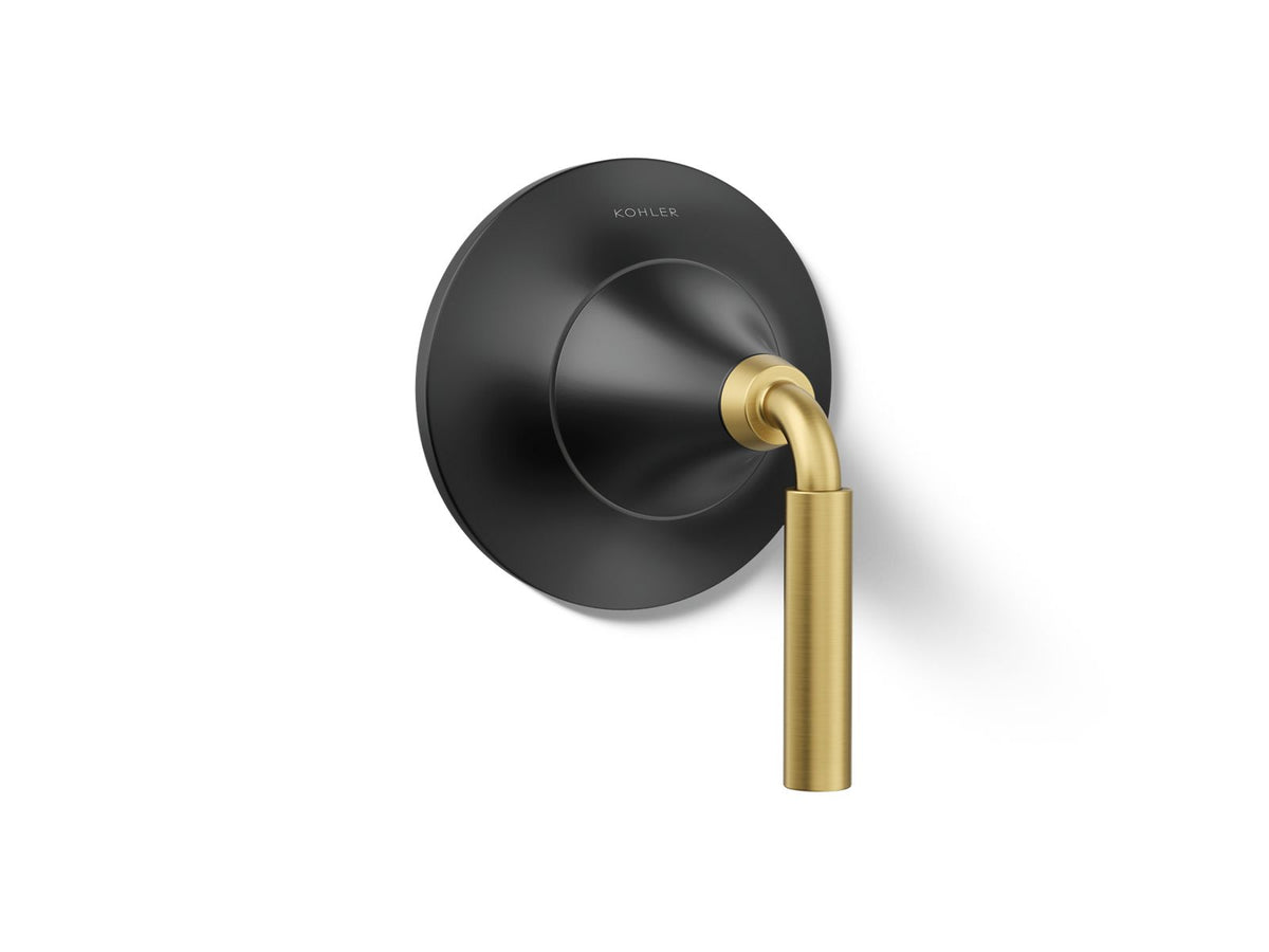 Kohler K-T23955-4 Matte Black with Brushed Moderne Brass