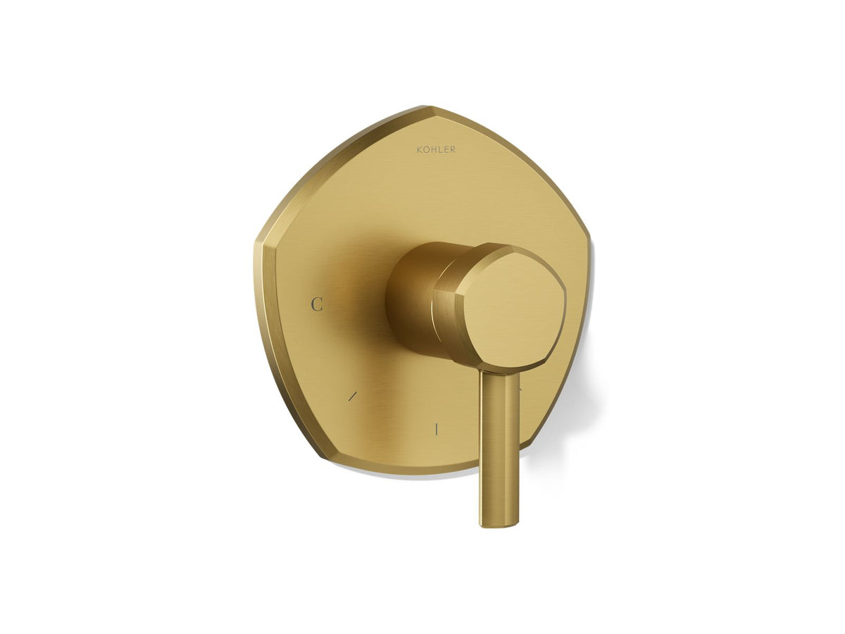 Kohler K-T27040-4 Vibrant Brushed Moderne Brass