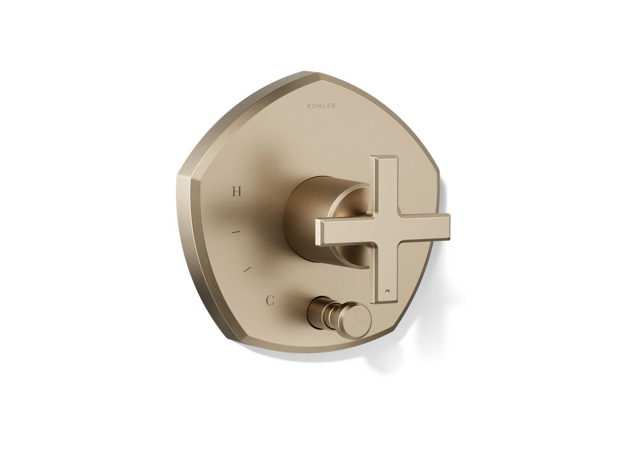 Kohler K-T27044-3-BV Vibrant Brushed Bronze
