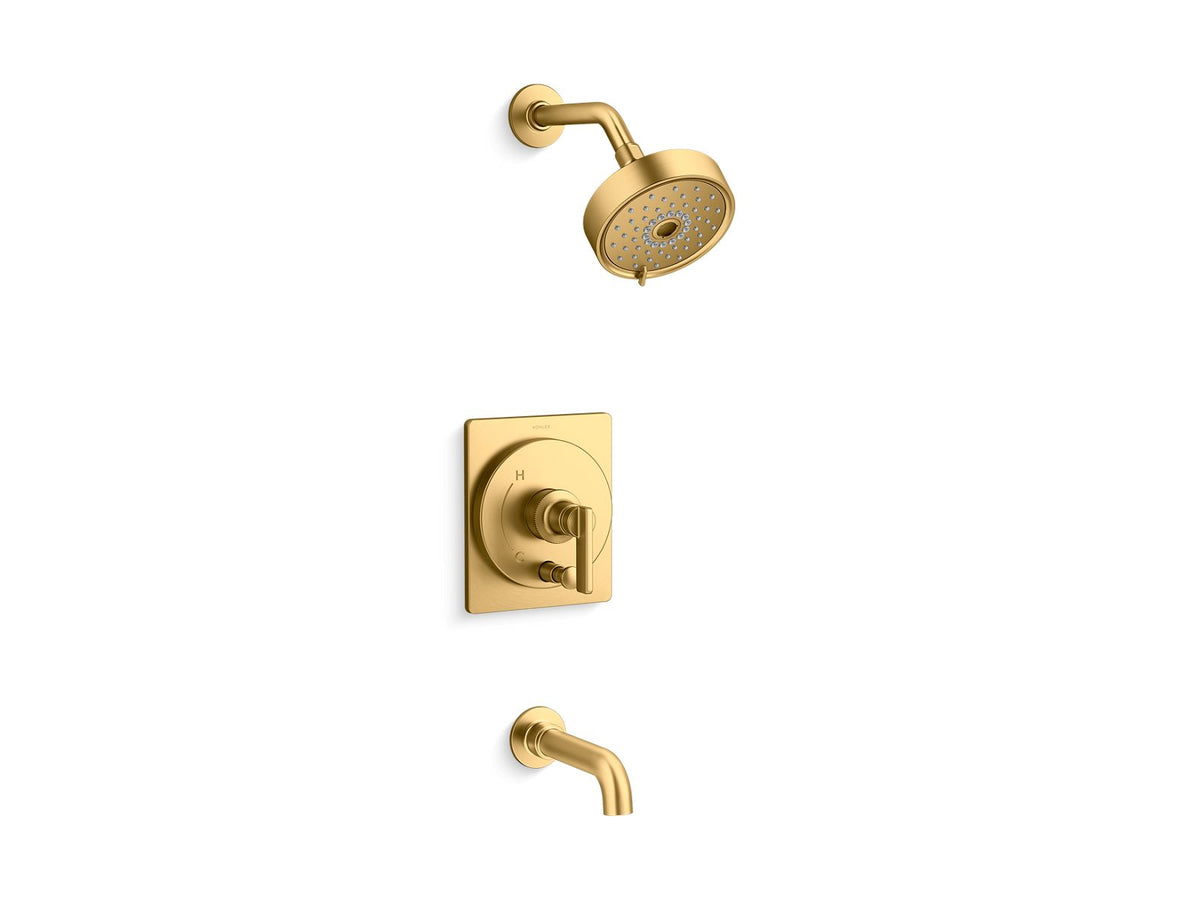 Kohler T35918-4G Vibrant Brushed Moderne Brass