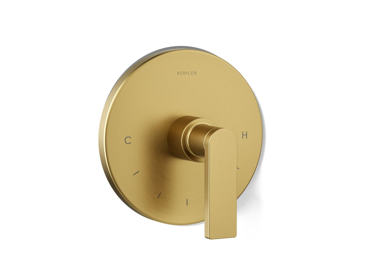 Kohler K-T73133-4 Vibrant Brushed Moderne Brass