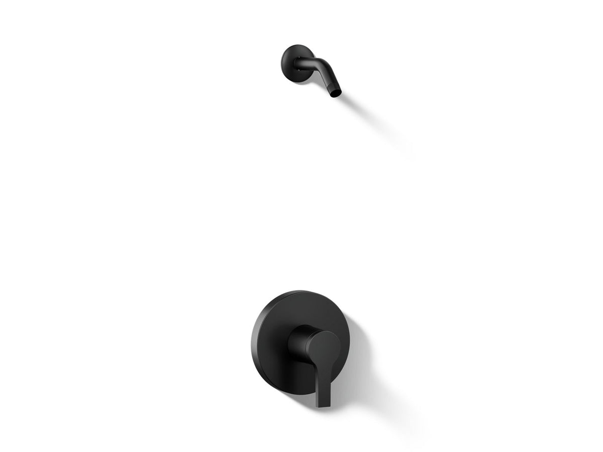 Kohler Elate® Rite-Temp® shower trim kit, without showerhead — Matte Black