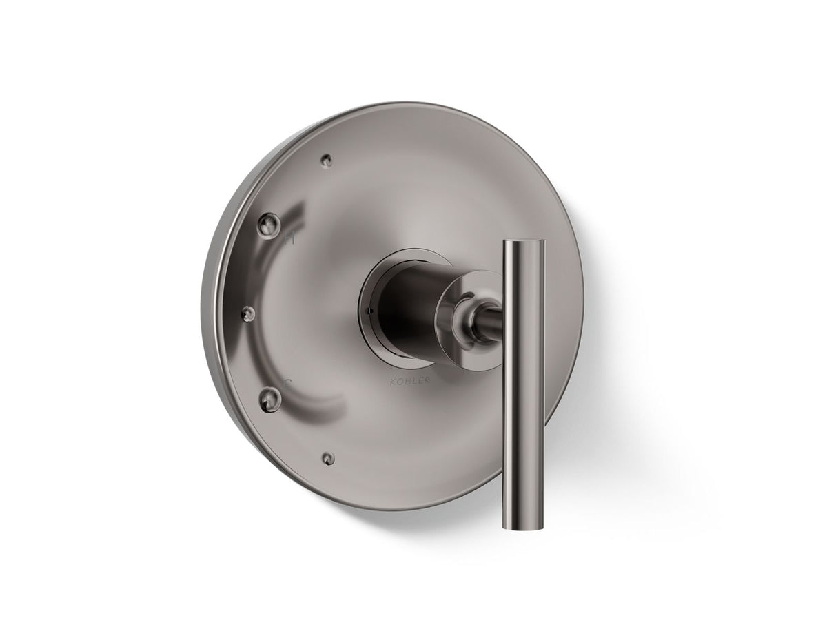 Kohler Purist® Rite-Temp® valve trim with lever handle — Vibrant Titanium
