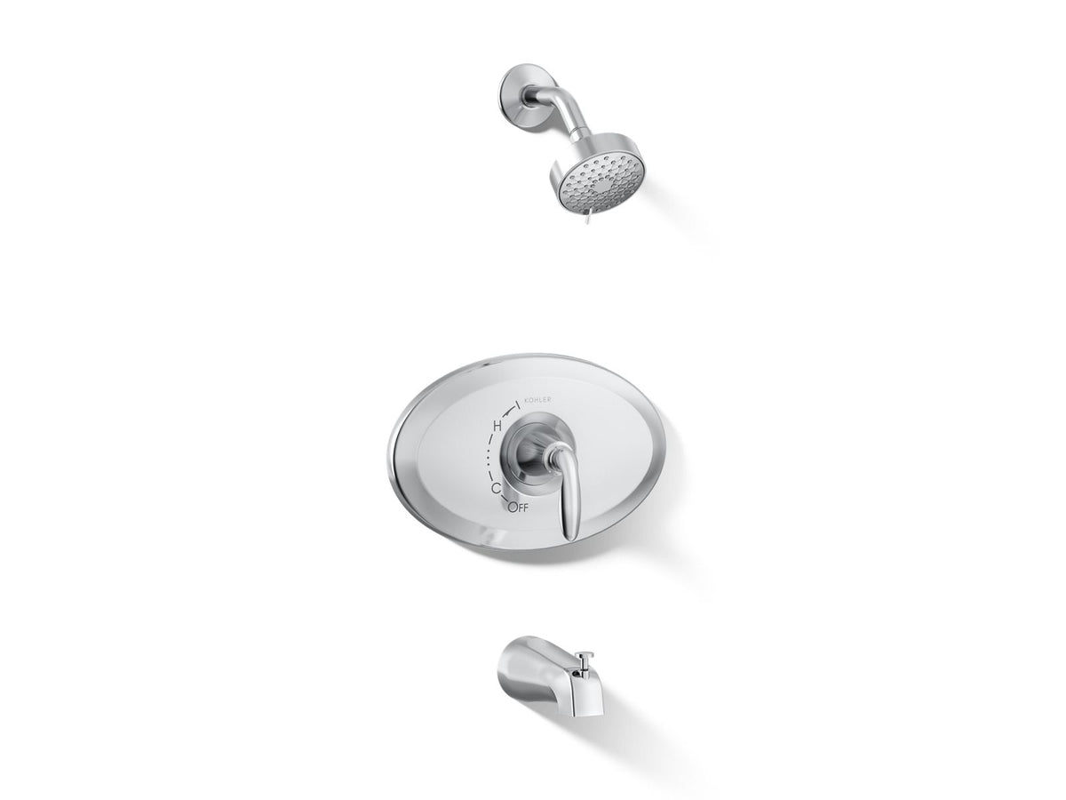 Kohler remodel-rite-temp-bath-and-shower-trim-kit-2-5-gpm-ts21948-4y — Polished Chrome — TS21948-4Y-CP