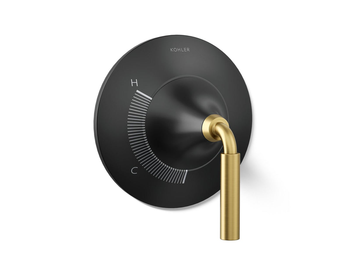 Kohler K-TS23954-4 Matte Black with Brushed Moderne Brass