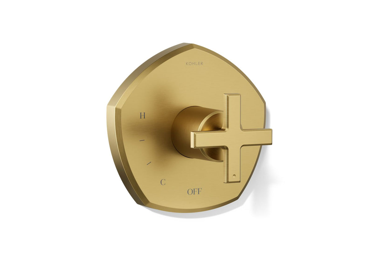 Kohler K-TS27043-3 Vibrant Brushed Moderne Brass