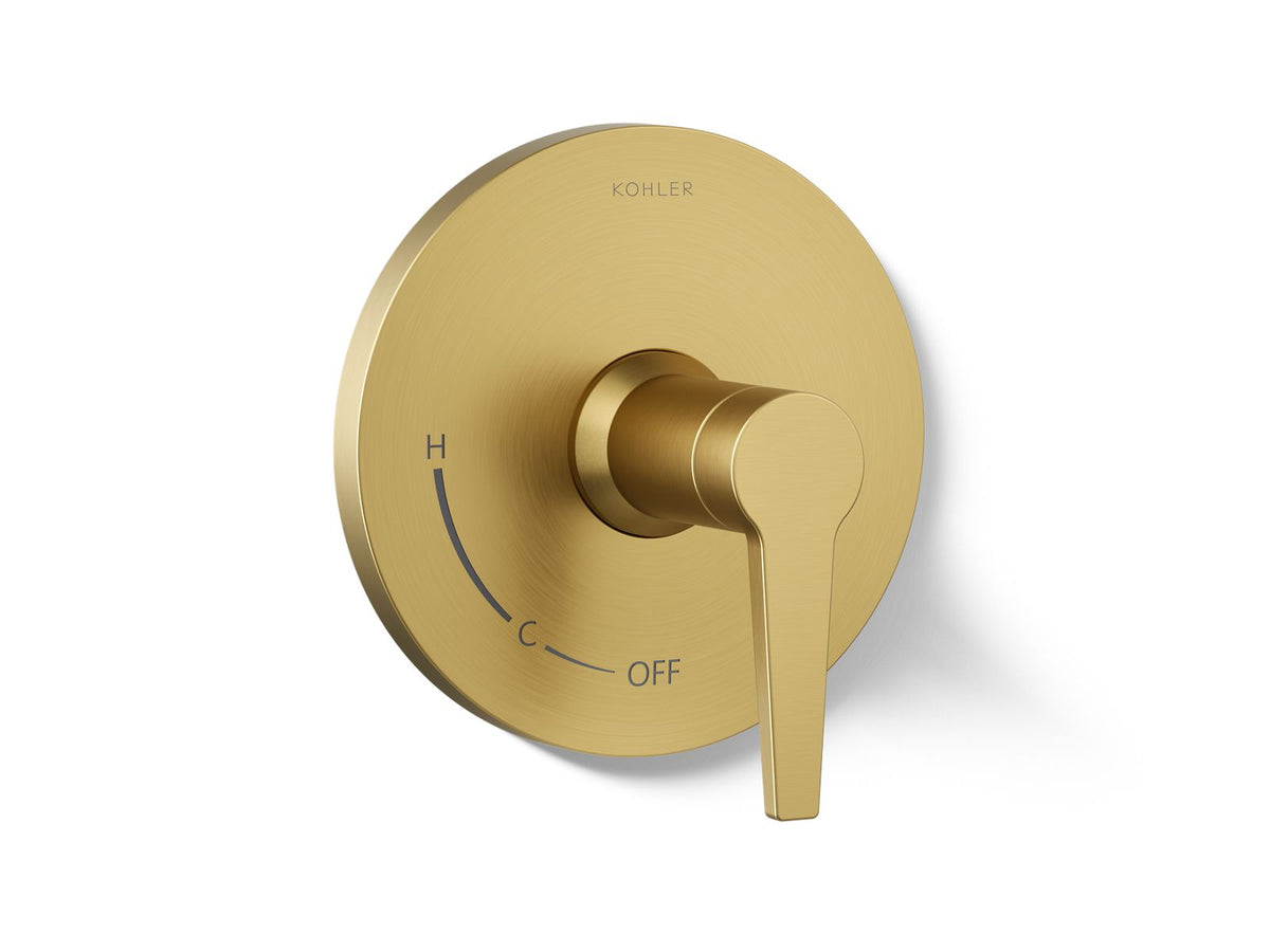 Kohler K-TS74042-4 — Vibrant Brushed Moderne Brass