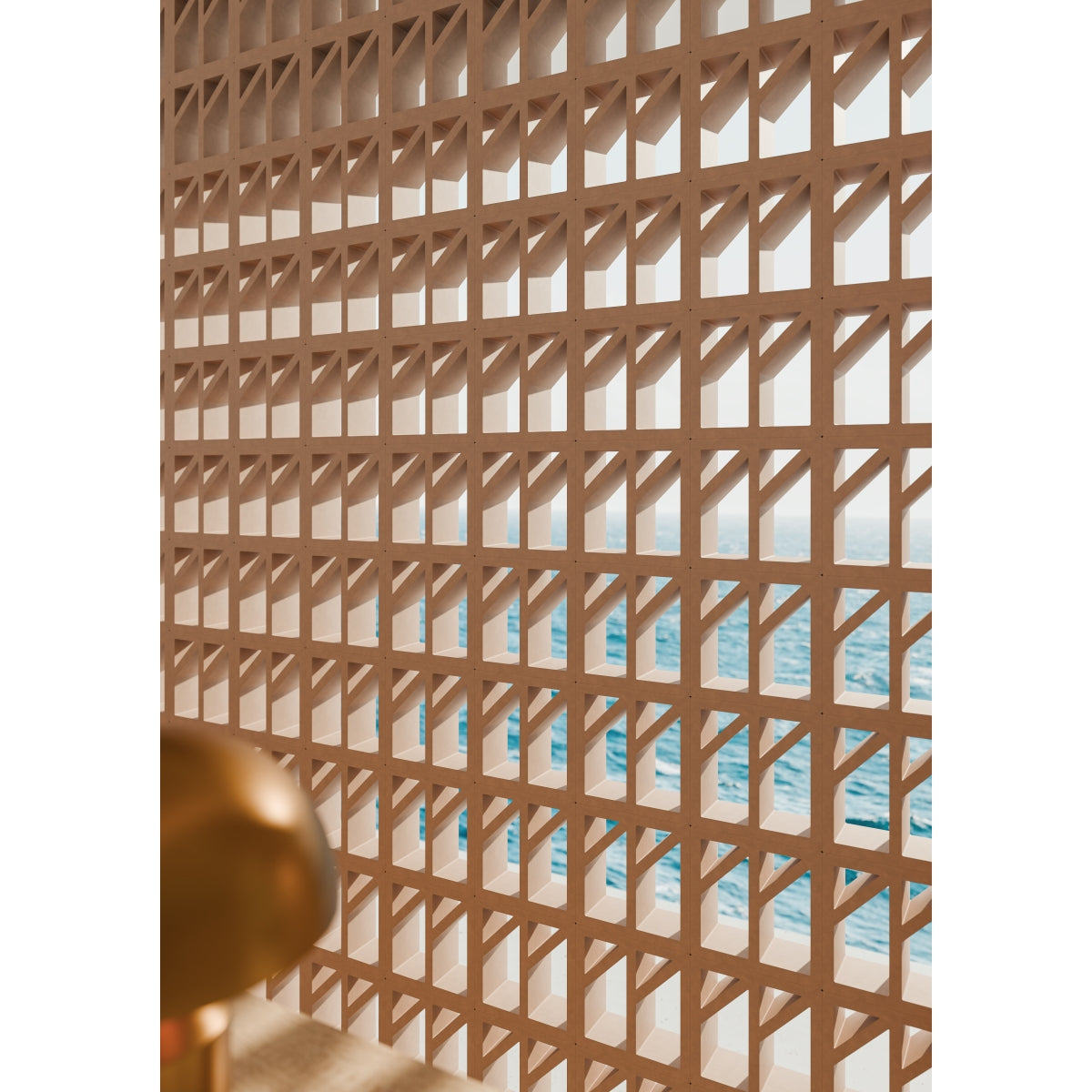 E by Emser KUBO - 9X9 FAN, COTTO, MATTE (SALE)