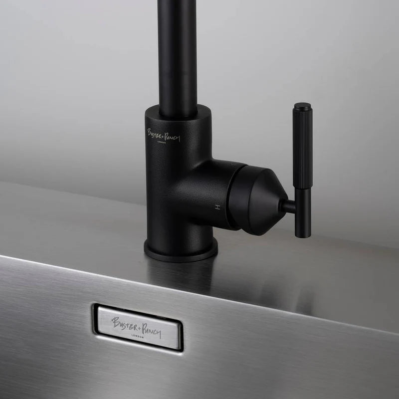 KITCHEN FAUCET PULL OUT W DUAL SPRAY LINEAR (GUN METAL)- BUSTER + PUNCH NKT-593261