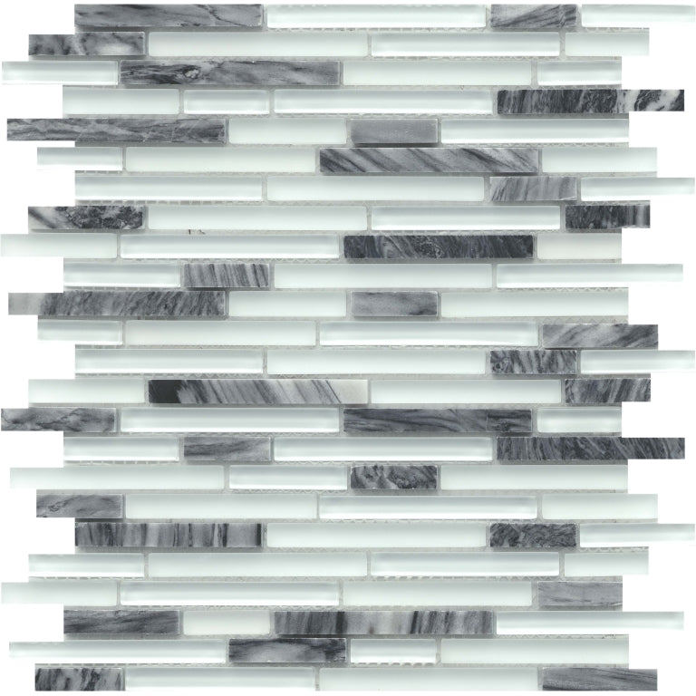 EMSER LUCENTE - 12X13 LINEAR STONE & GLASS BLEND, GRAZIA (SALE)