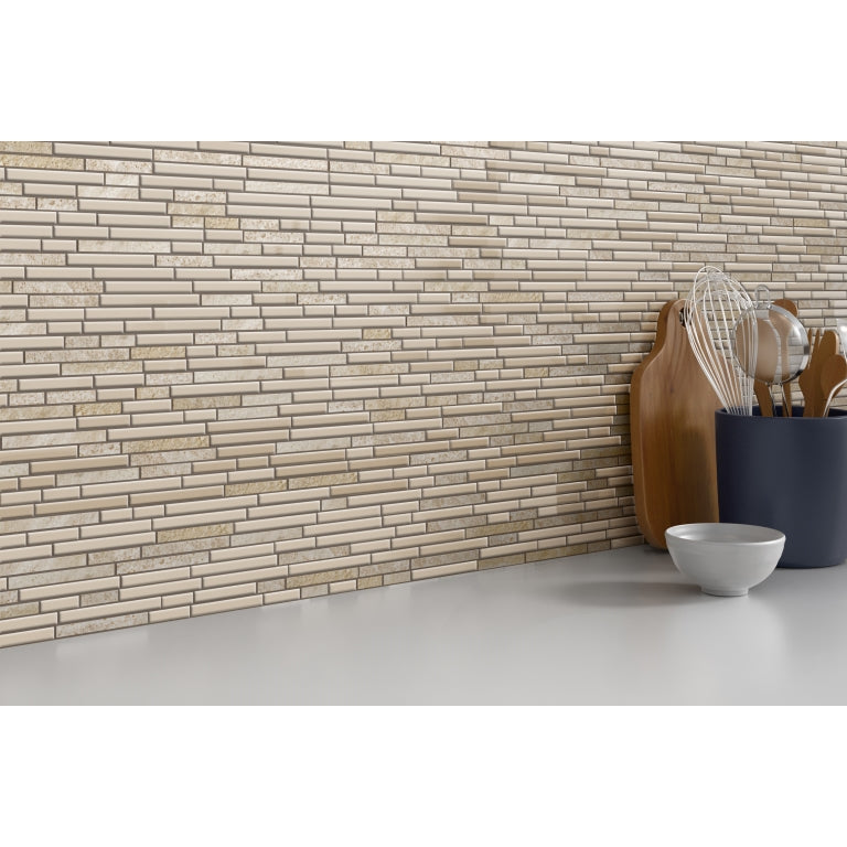 EMSER LUCENTE - 12X13 LINEAR STONE & GLASS BLEND, SERVOLO (SALE)