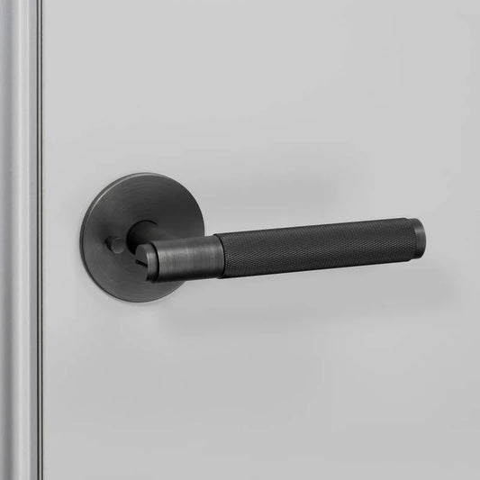DOOR HANDLE SET / PRIVACY / CROSS / SMOKED BRONZE BUSTER + PUNCH NDDK-454472
