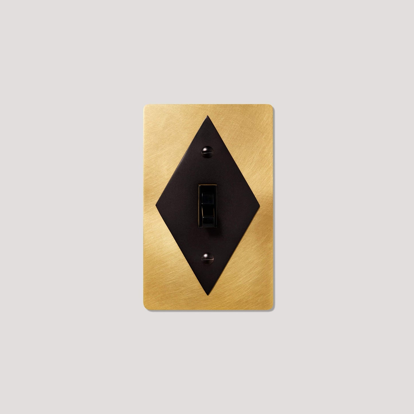 JASPER 1G Diamond Toggle Switch - HERITAGE BRASS /BLACKENED BRONZE