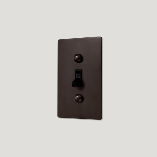 JASPER 1G TOGGLE SWITCH - BLACKENED BRONZE