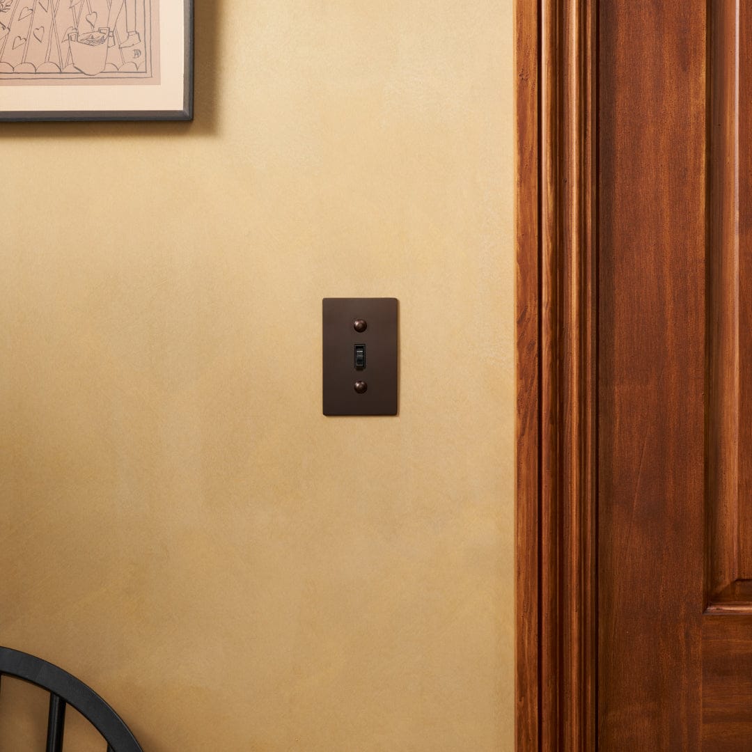 JASPER 1G TOGGLE SWITCH - BLACKENED BRONZE