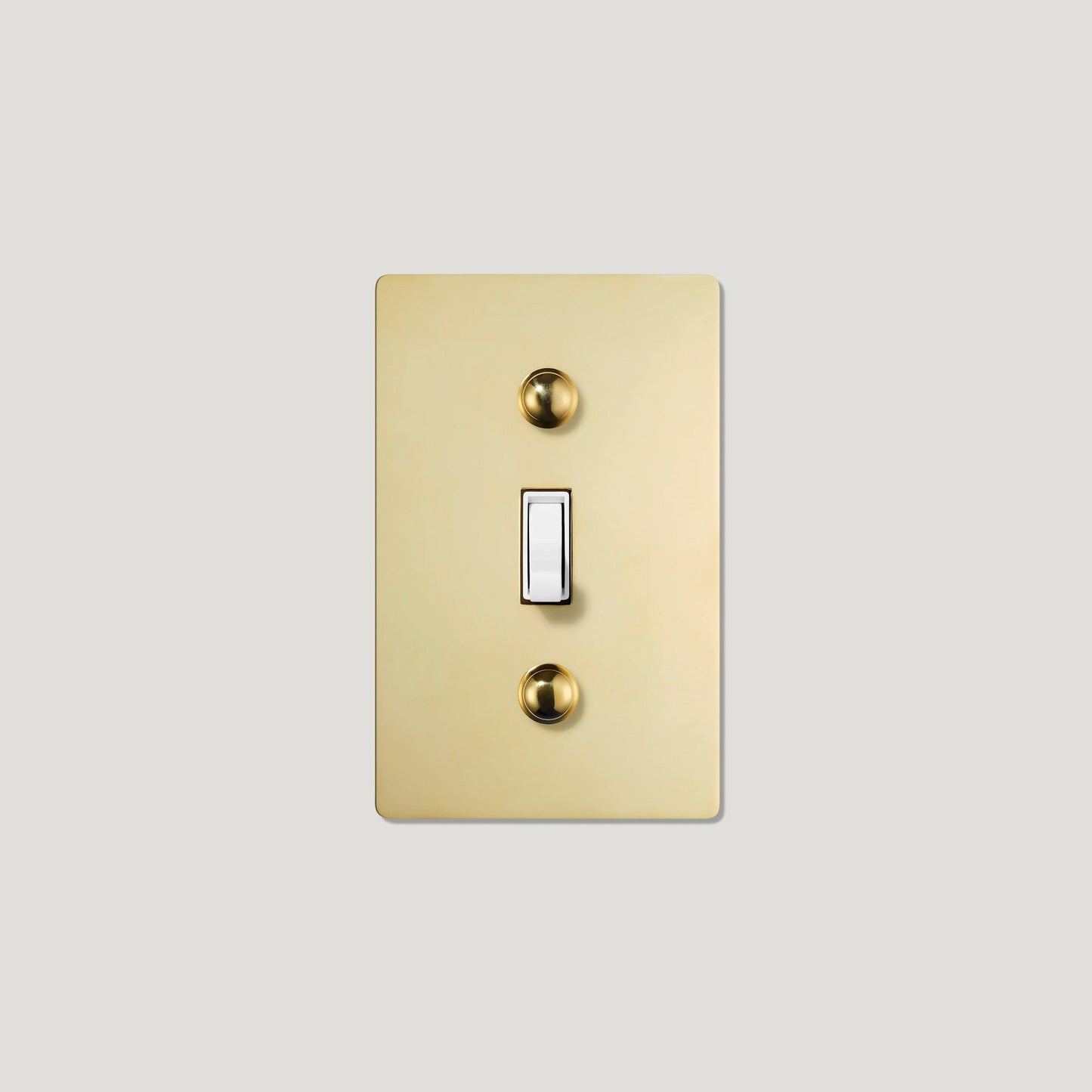 JASPER 1G TOGGLE SWITCH - UNLACQUERED BRASS