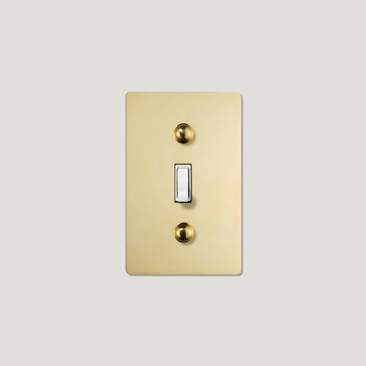 JASPER 1G TOGGLE SWITCH - UNLACQUERED BRASS