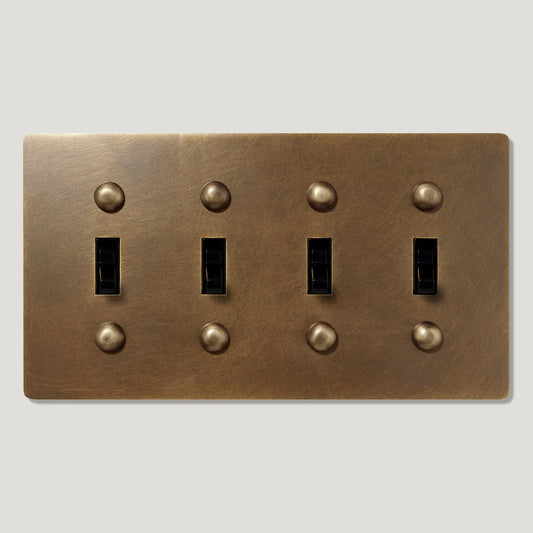 JASPER 4G TOGGLE SWITCH - ANTIQUE BRASS