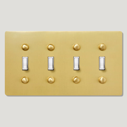 JASPER 4G TOGGLE SWITCH - BRASS