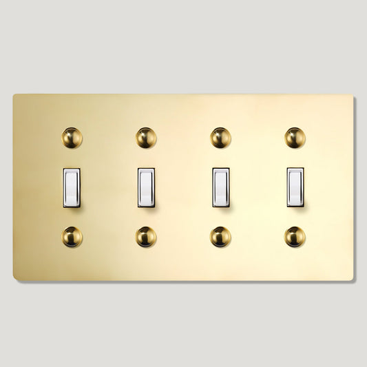 JASPER 4G TOGGLE SWITCH - UNLACQUERED BRASS