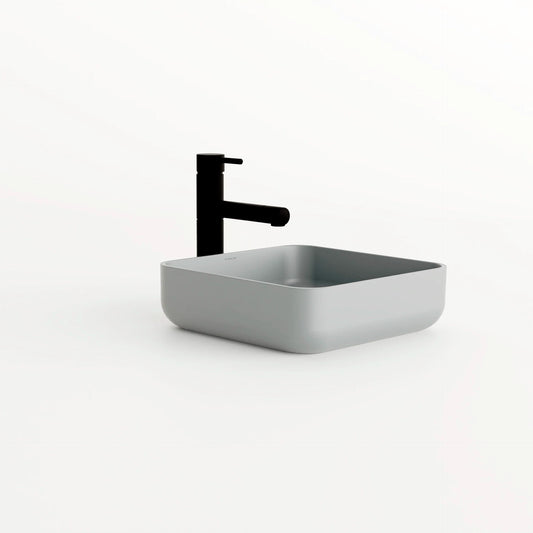Concrete Vessel Sink Flow 03 Collection 14.5'' Length x 14.5'' Width x 4.3'' Depth